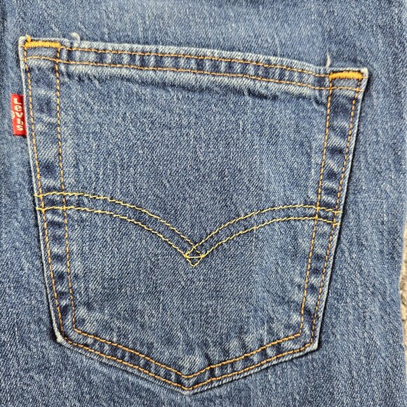 Levis Jeans Mens 30x30 Blue 511 Slim Fit Straight Leg Modern Stretch Work Pants - Picture 14 of 16